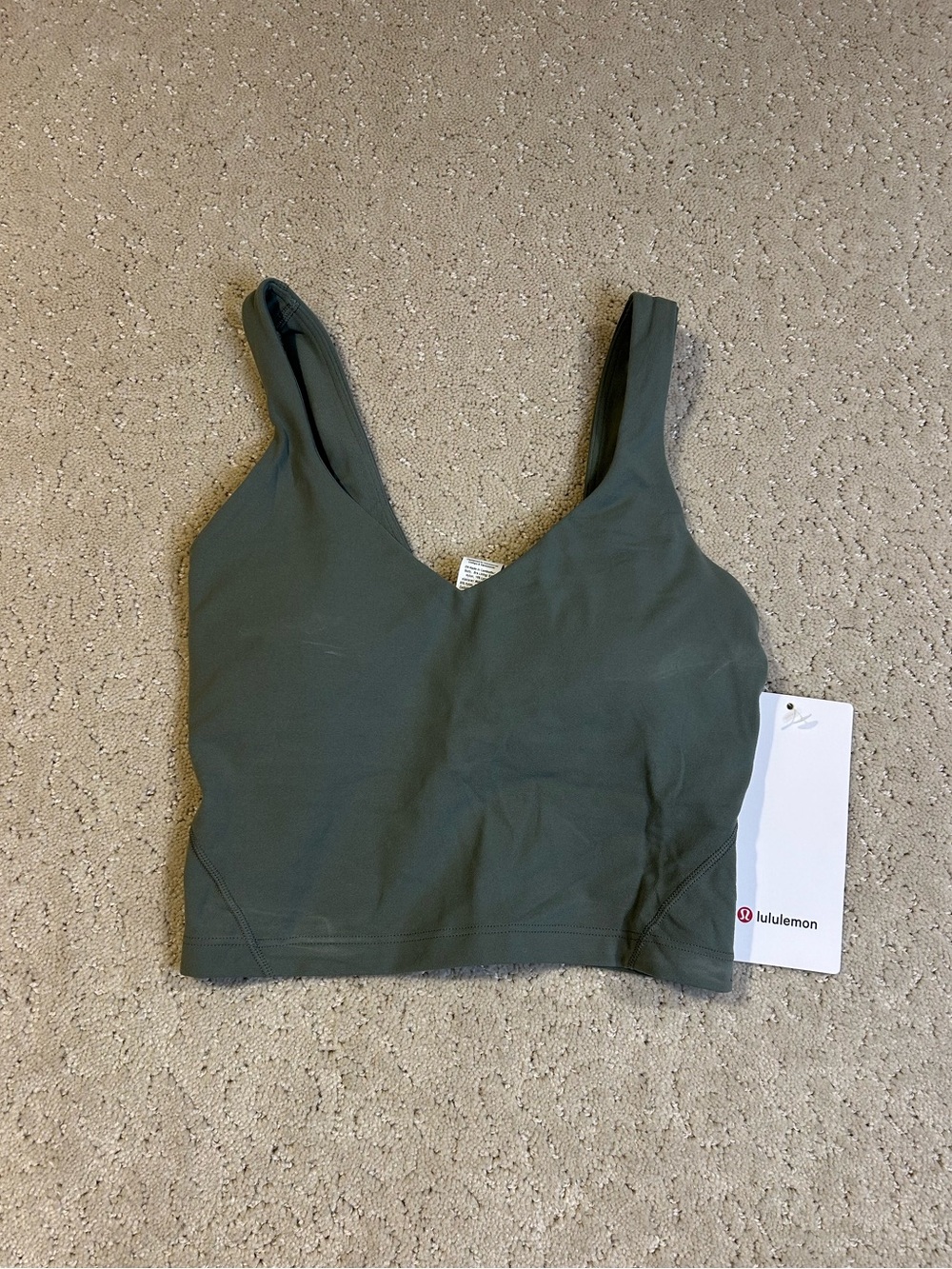 NWT lululemon Align Tank Bra Built-In Shelf Light Support A/B Size 0 WILO